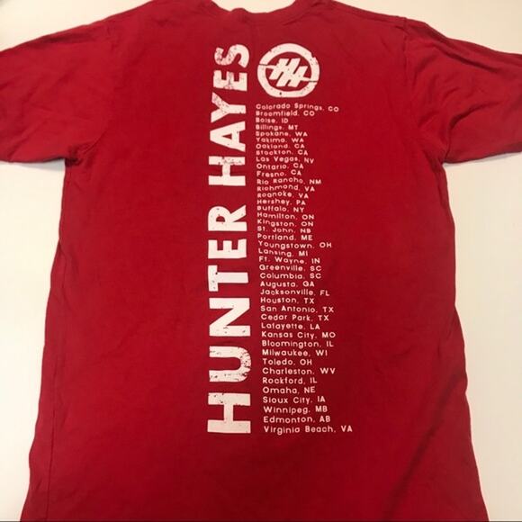 5/$25 Hunter Hayes 2013 Blown Away Tour Graphic Te - Picture 3 of 5
